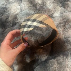 Tan Burberry Sparkle Headband